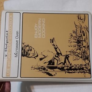 Vintage Hotpoint Micro Care and Cookbook